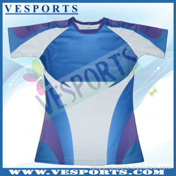 Quick Dry Polyester Custom Logo Rugby Jerseys